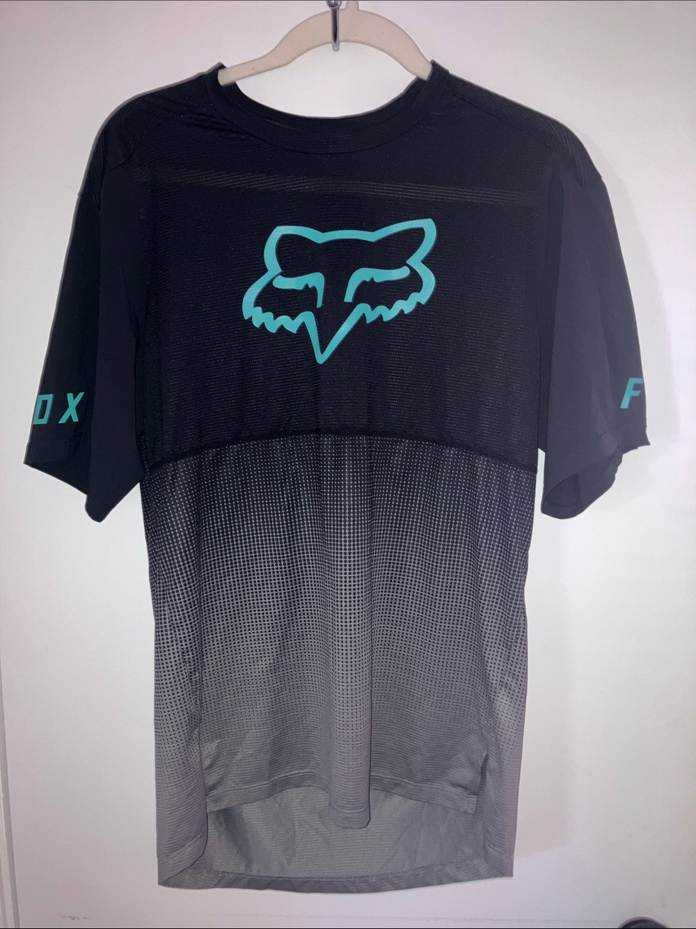 Fox Racing Flexair Flex Air Men’s Short Sleeve T shirt Sz M EUC Teal logo